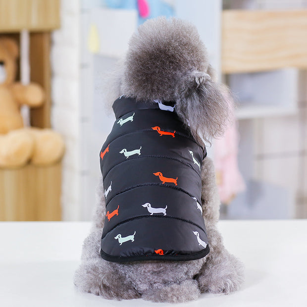 Padded vest pet clothes