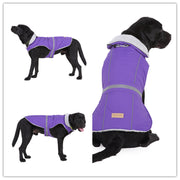 winter night reflective pet clothes