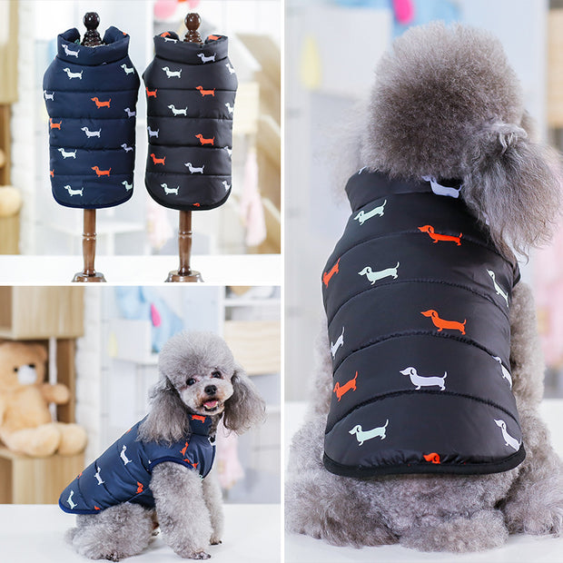 Padded vest pet clothes