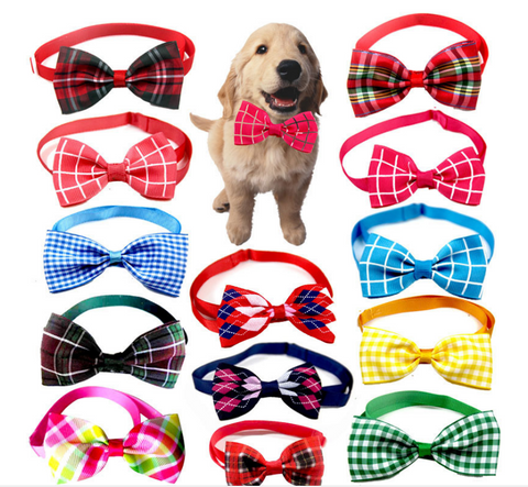 Plaid Pet Scarf Accessories