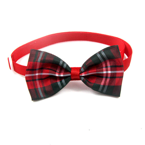 Plaid Pet Scarf Accessories