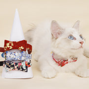 Three-dimensional bow cat accessories