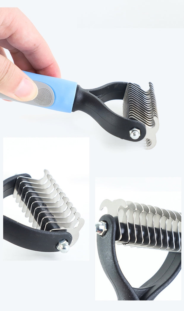 Stainless Double-sided Pet Hair Removal Comb