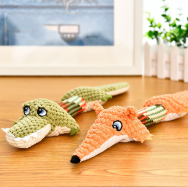 Plush chew dog voice toys