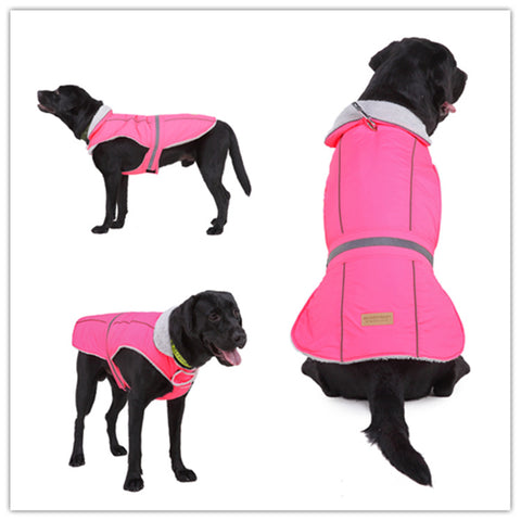 winter night reflective pet clothes