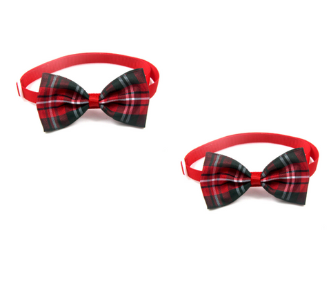 Plaid Pet Scarf Accessories